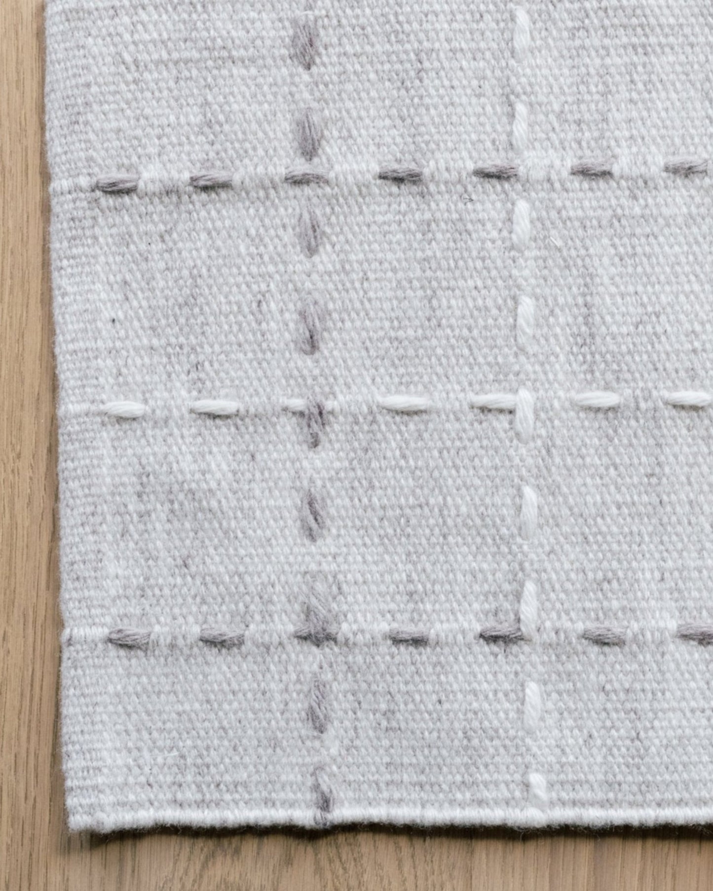 Modern Stitch Handwoven Rug