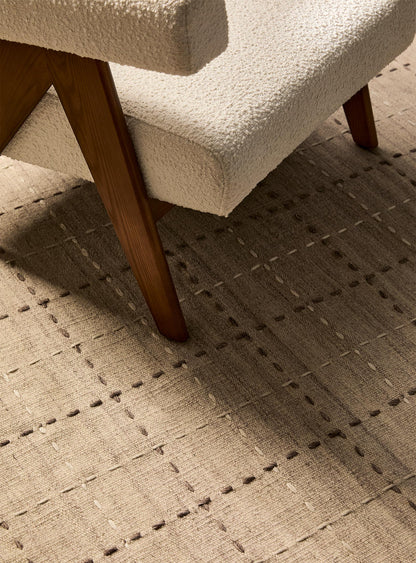 Modern Stitch Handwoven Rug
