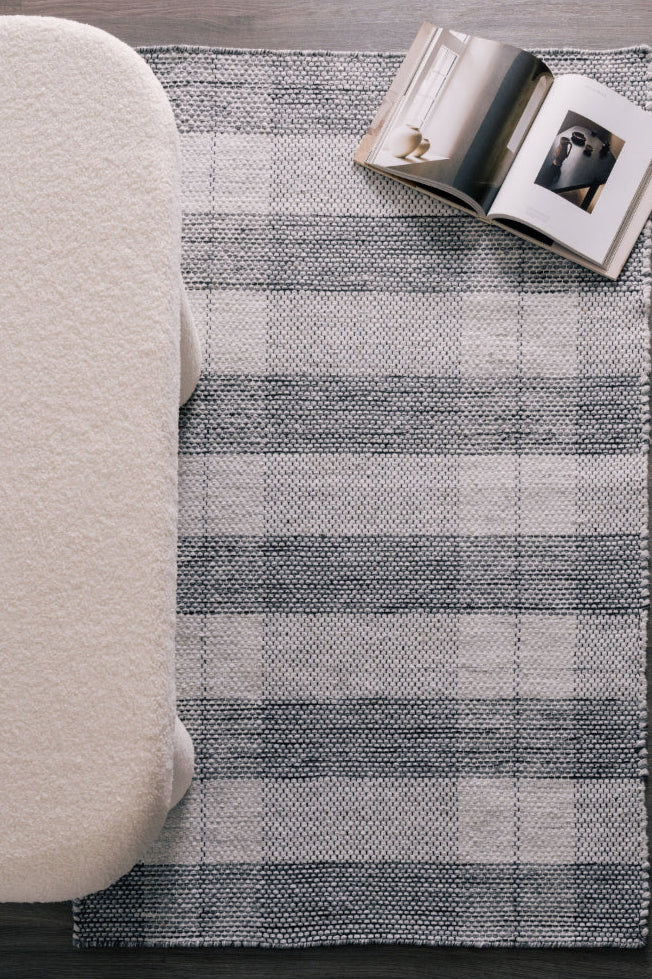Window Pane Handwoven Rug