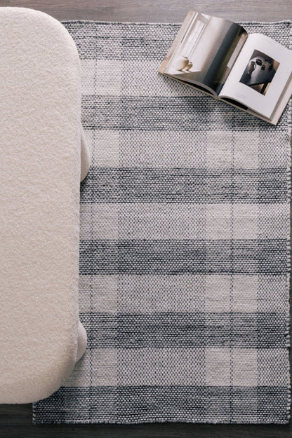 Window Pane Handwoven Rug
