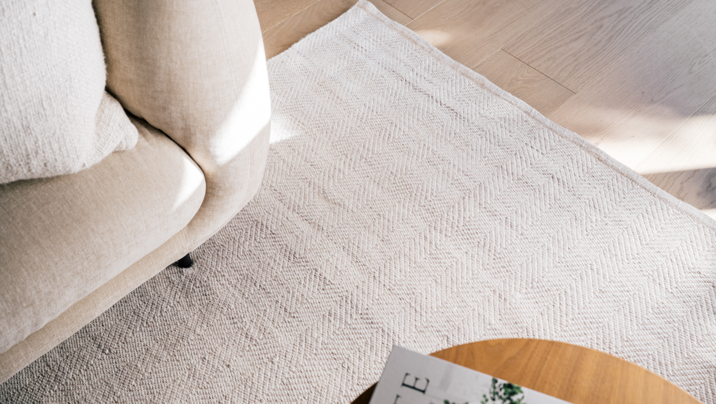 Herringbone Hand Woven Rug